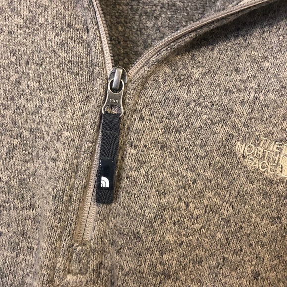 The North Face fleece quarter zip heather sweater - Picture 4 of 6